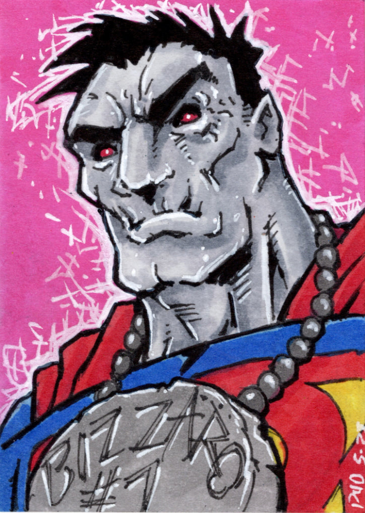 Bizarro Sketch Card