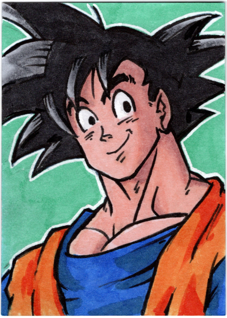 Goku Sketch Card