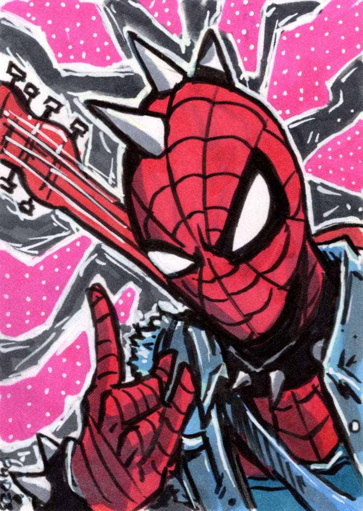 Spider punk Sketch Card
