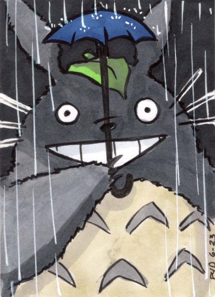 Totoro Sketch Card